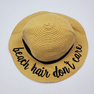 Toddler C.C Ribbon Band Straw Brim Beach Hat